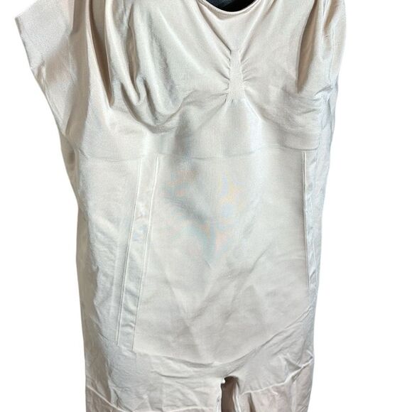 Spanx plus size oncore mid thigh body shaper ps1715 nude 3x - Picture 2 of 6